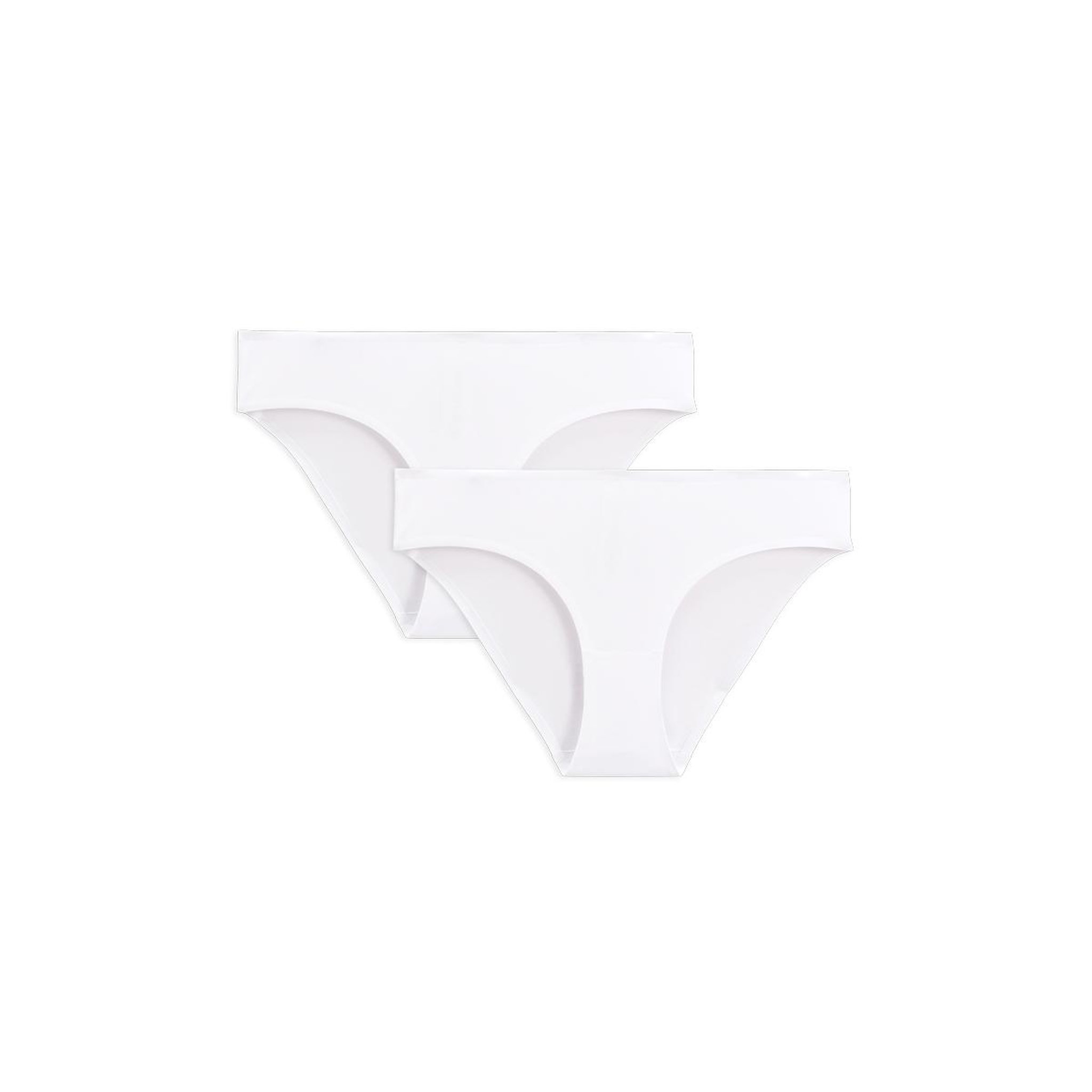 Petit Béguin Lot de 2 culottes blanches fille Veliana. Coloris disponibles : Blanc