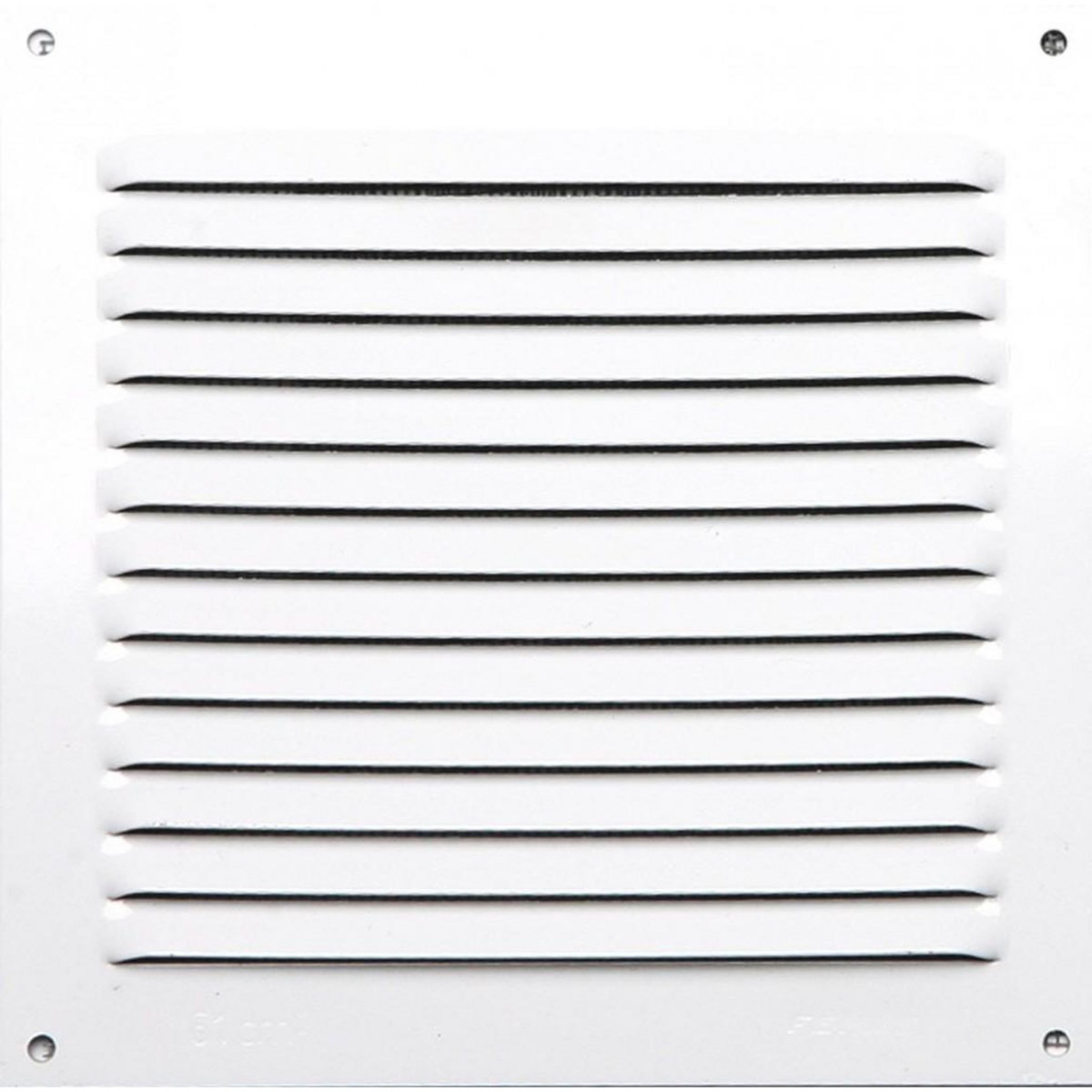 CENTRALE BRICO Grille d'aération aluminium laqué, L.15 x l.15 cm
