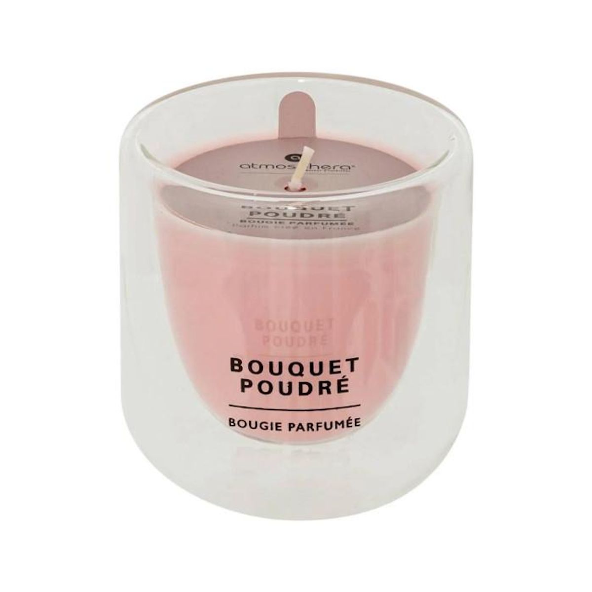 COMPTOIR DE LA BOUGIE Bougie Parfumée En Verre  Ilan  130g Bouquet Poudré