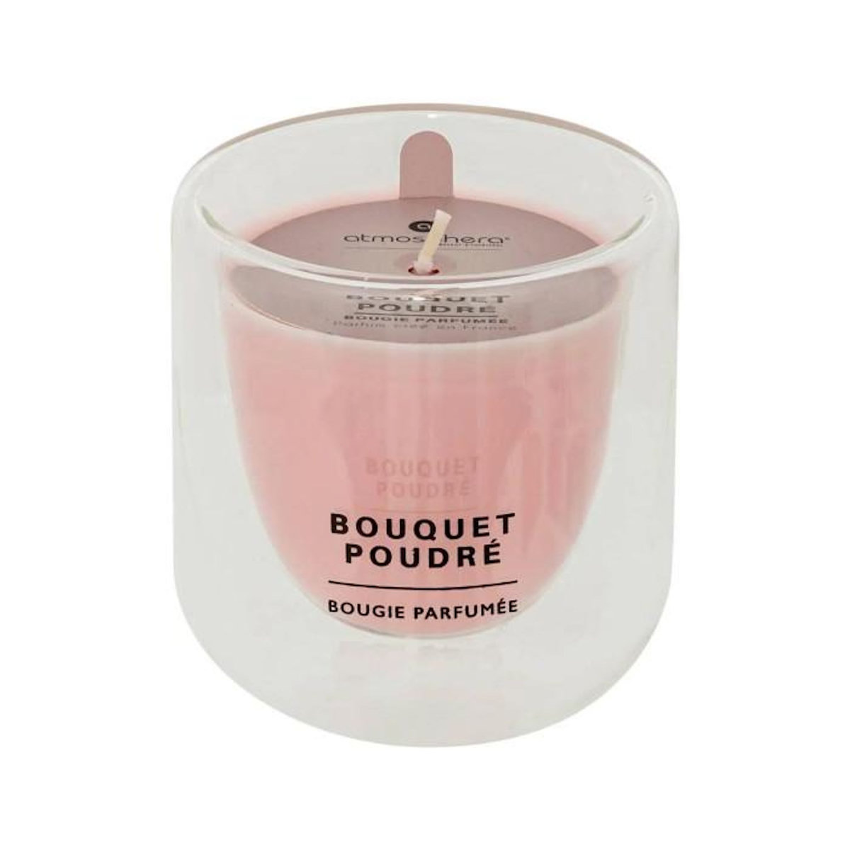 COMPTOIR DE LA BOUGIE Bougie Parfumée En Verre  Ilan  130g Bouquet Poudré