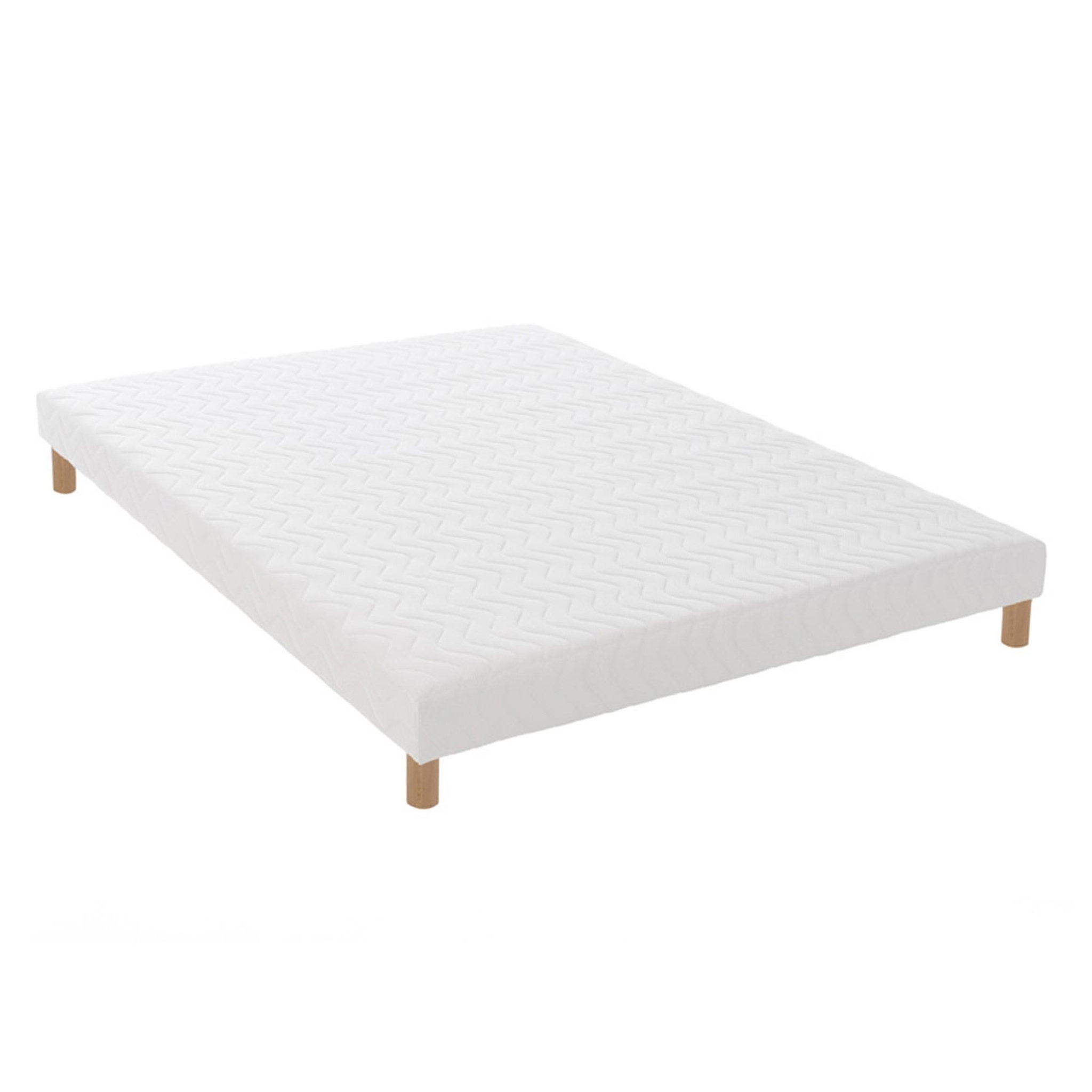 Voir la diapositive 6 : IDLITERIE Ensemble matelas mousse haute résilience CIRRUS avec sommier - confort français