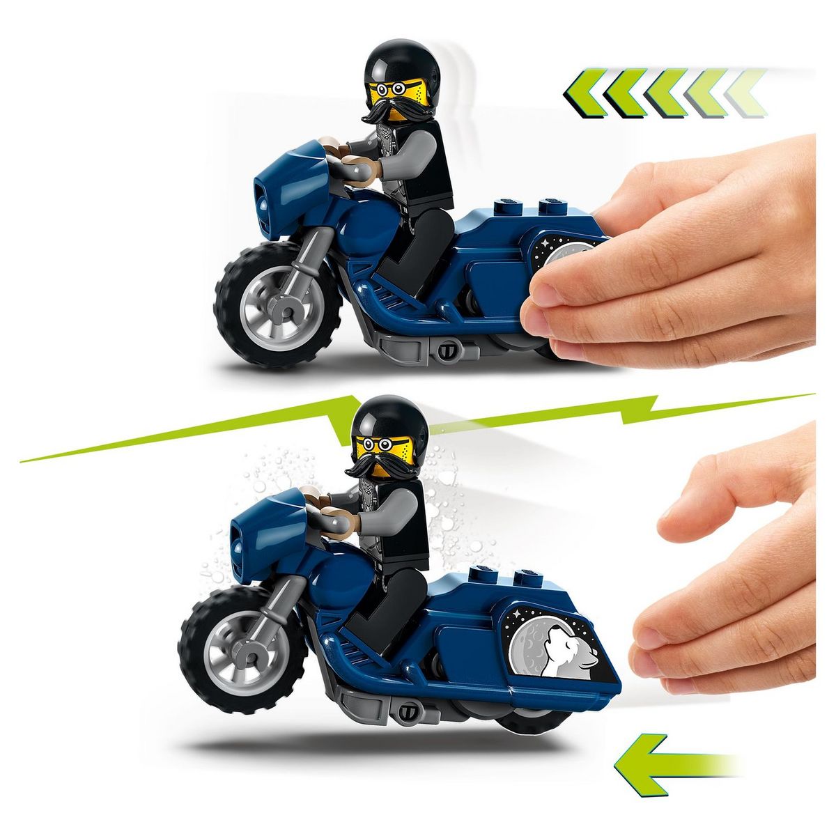 LEGO City 60331 La moto de cascade du biker