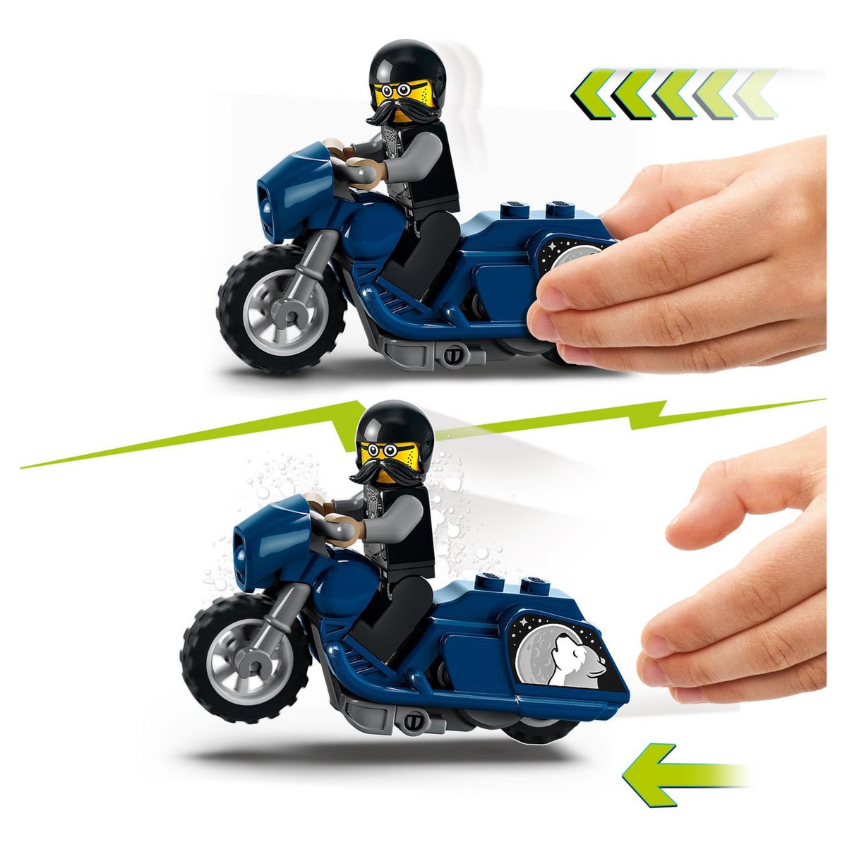 LEGO City 60331 La moto de cascade du biker