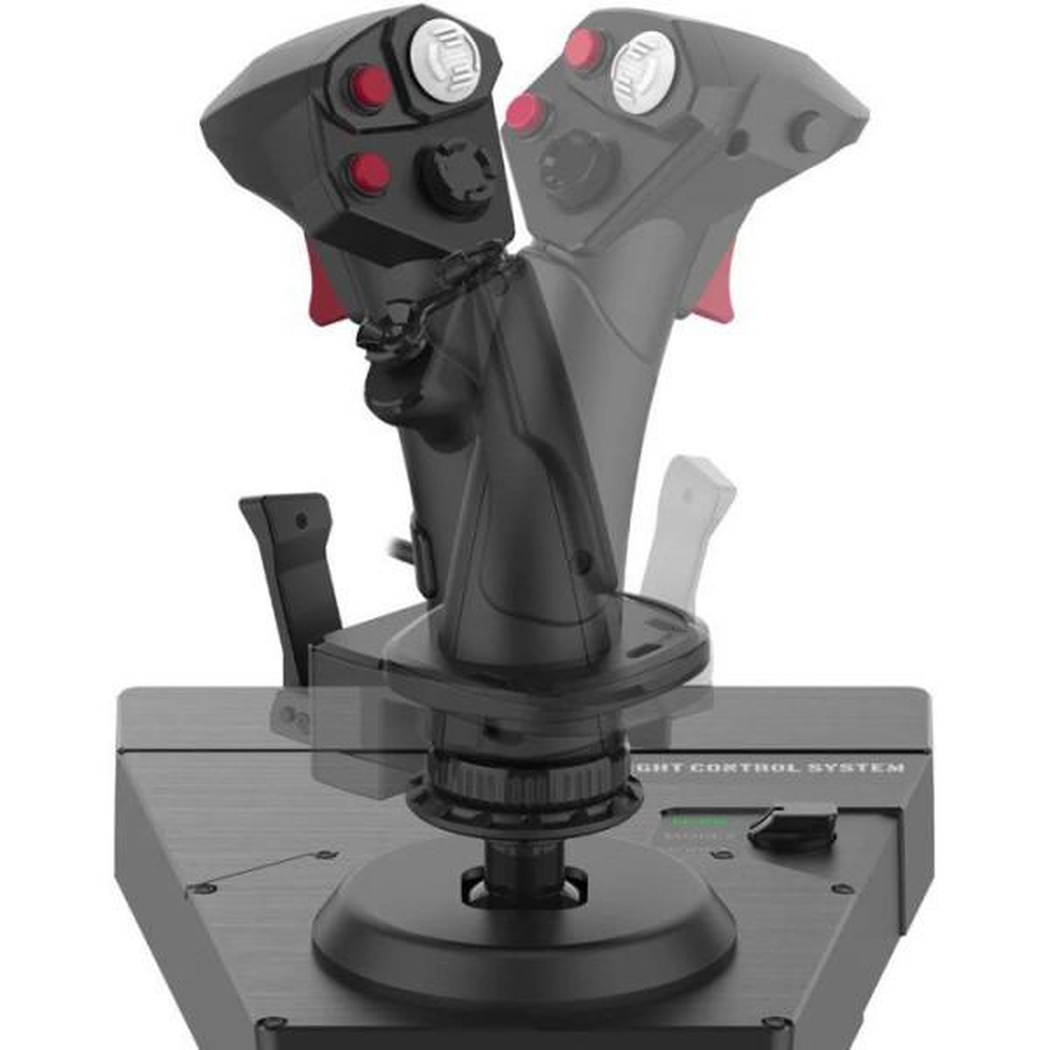 Voir la diapositive 3 : HORI Systeme de vol et support hotas pour pc - hori - double manette fontion de gouvernail - 200 fonctions configurables - noir