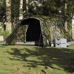 VIDAXL Tente familiale a dome 6 personnes camouflage impermeable