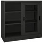 Voir la diapositive 5 : VIDAXL Armoire a portes coulissantes Anthracite 90x40x90 cm Acier