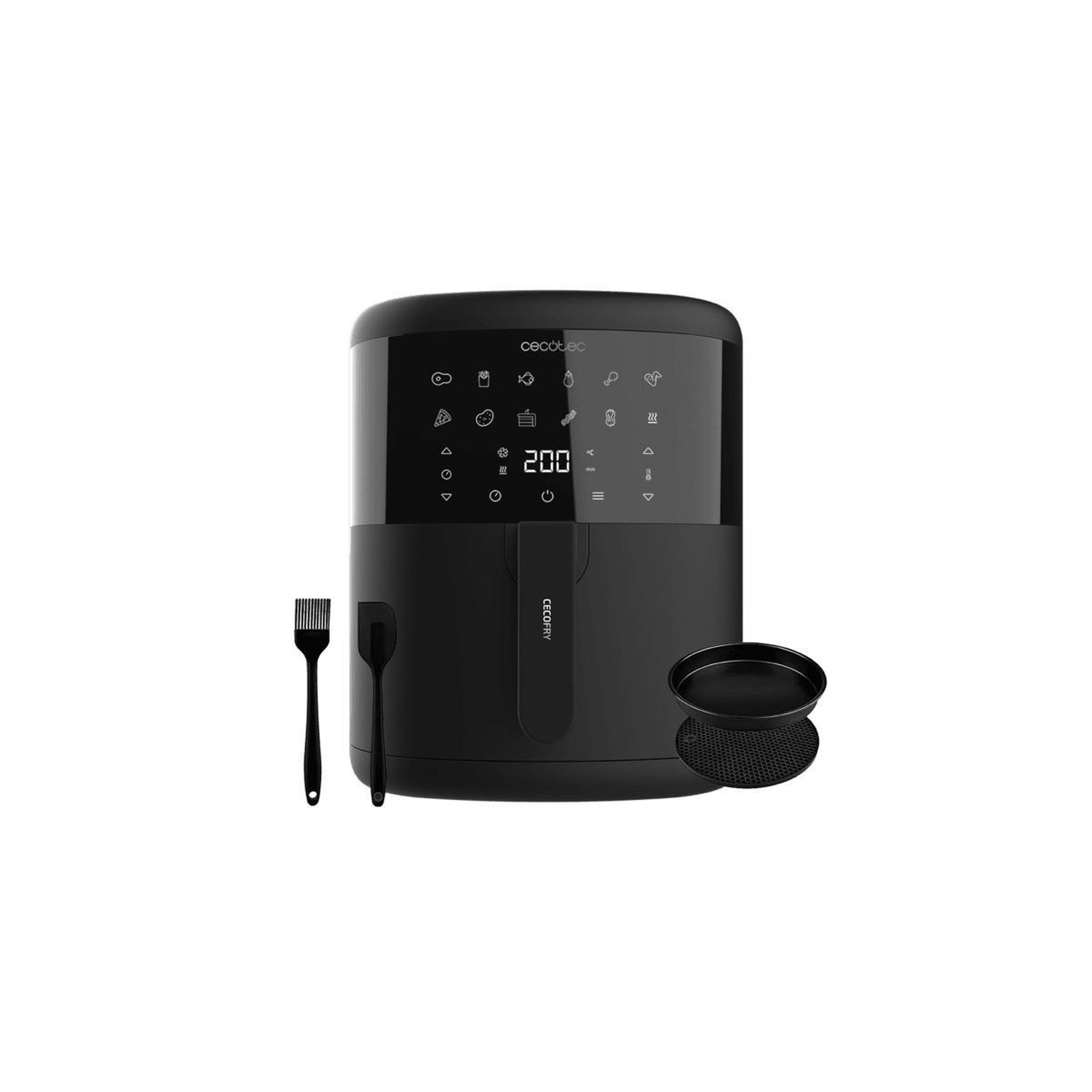 Voir la diapositive 3 : CECOTEC Friteuse à air chaud simple cecotec cecofry bombastik 6000 full 6 l indépendante 1700 w noir