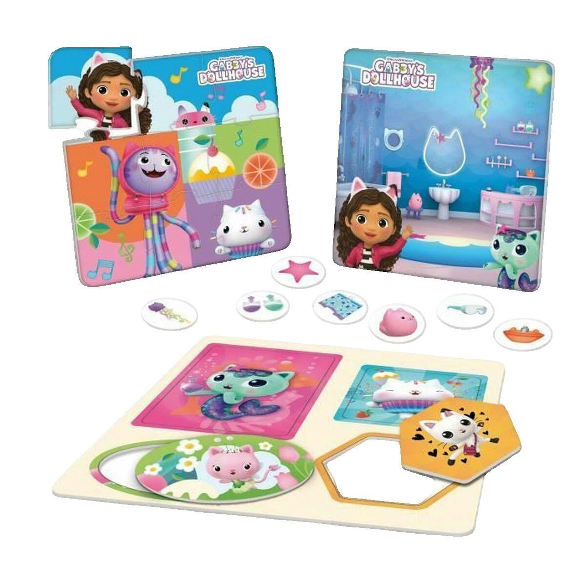 Voir la diapositive 3 : LISCIANI GIOCHI Jeu éducatif Lisciani Giochi Collection éducative Gabby Dollhouse rose