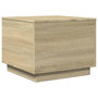 Voir la diapositive 3 : VIDAXL Table basse avec lumieres LED chene sonoma 50x50x40 cm