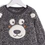 Voir la diapositive 2 : IN EXTENSO Ensemble pyjama peluche ours garçon