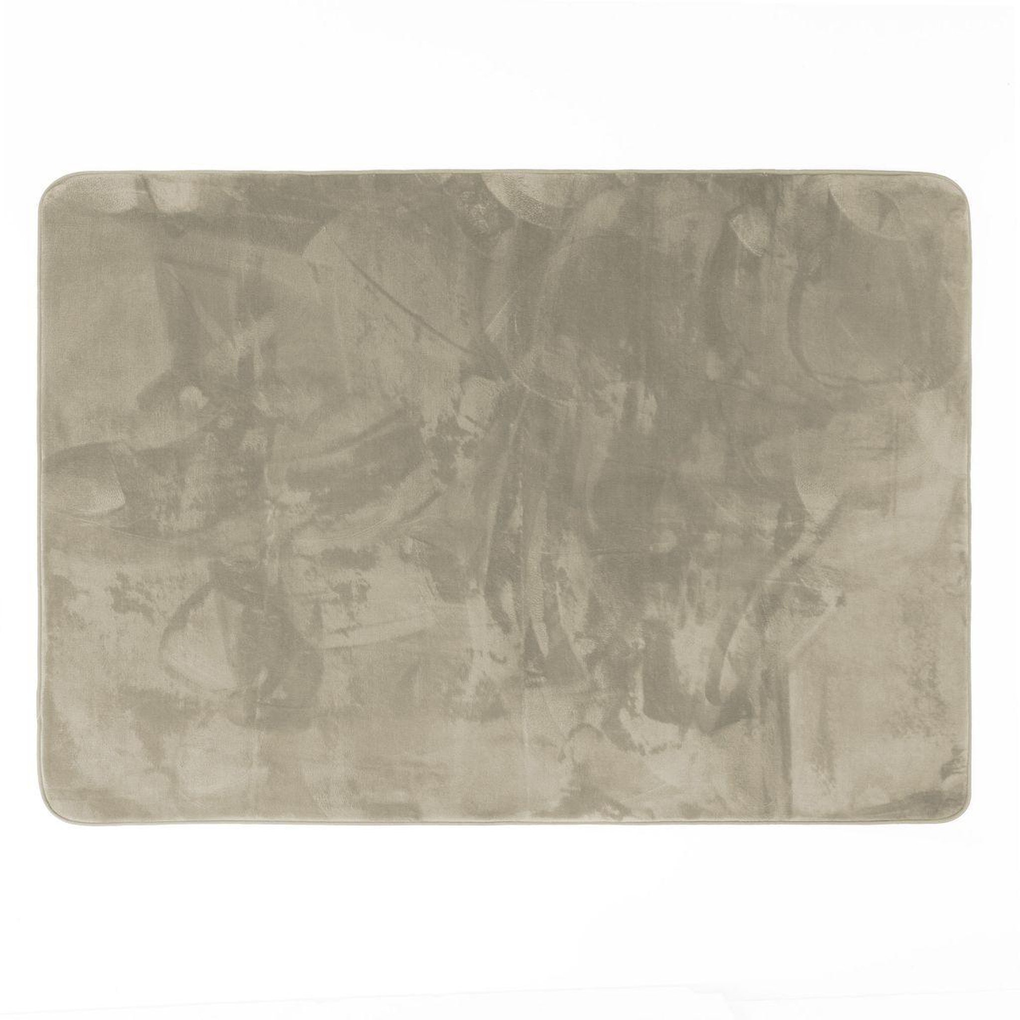 Douceur d'Intérieur Tapis uni en flanelle  flanou  120x170cm taupe