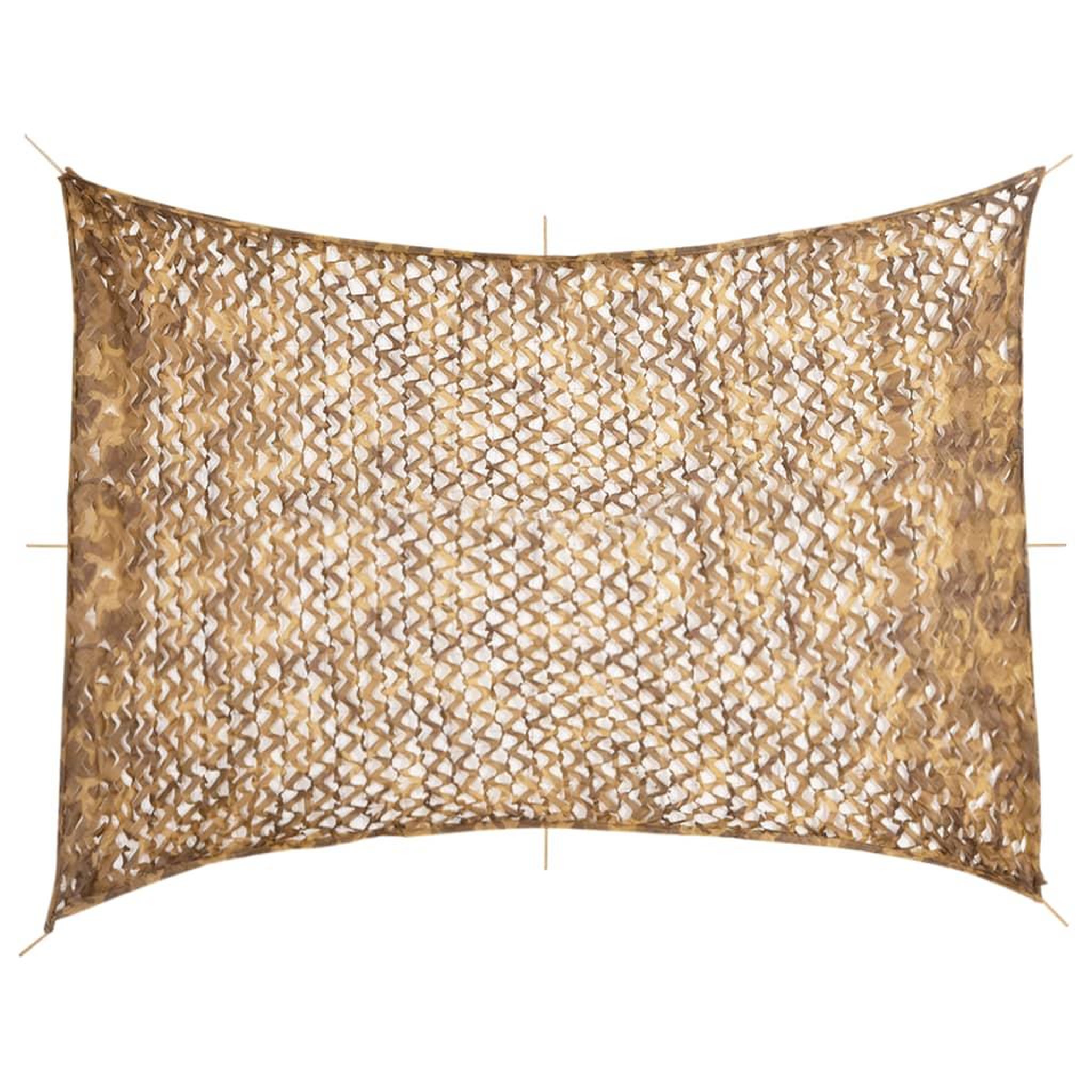 VIDAXL Filet de camouflage avec sac de rangement 516x400 cm sable