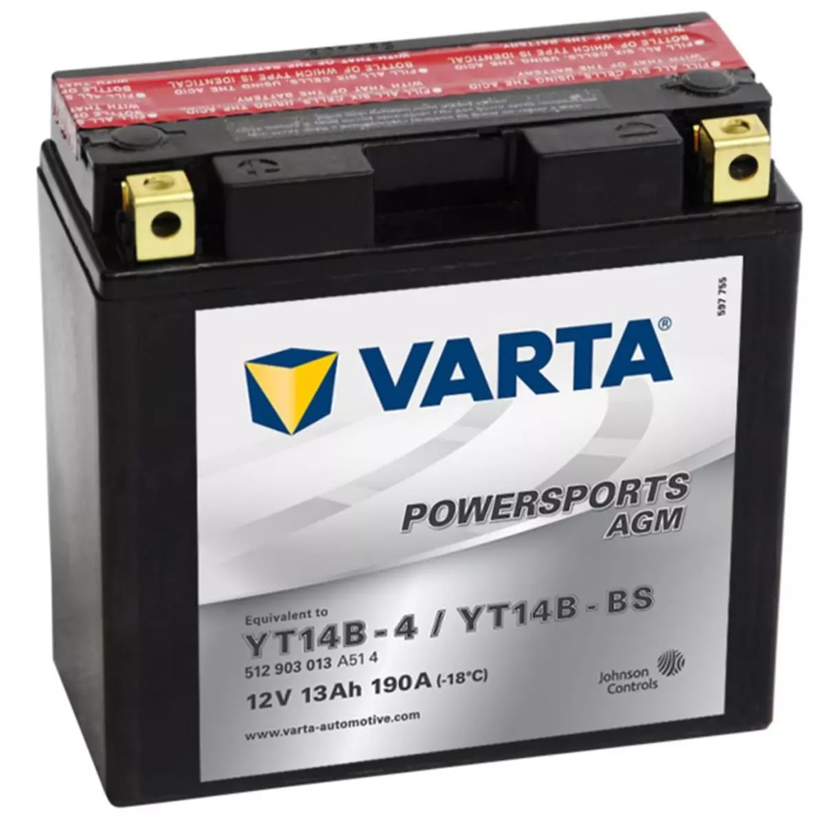 Varta Varta Batterie AGM 12 V 13 Ah YT14B-4 / YT14B-BS