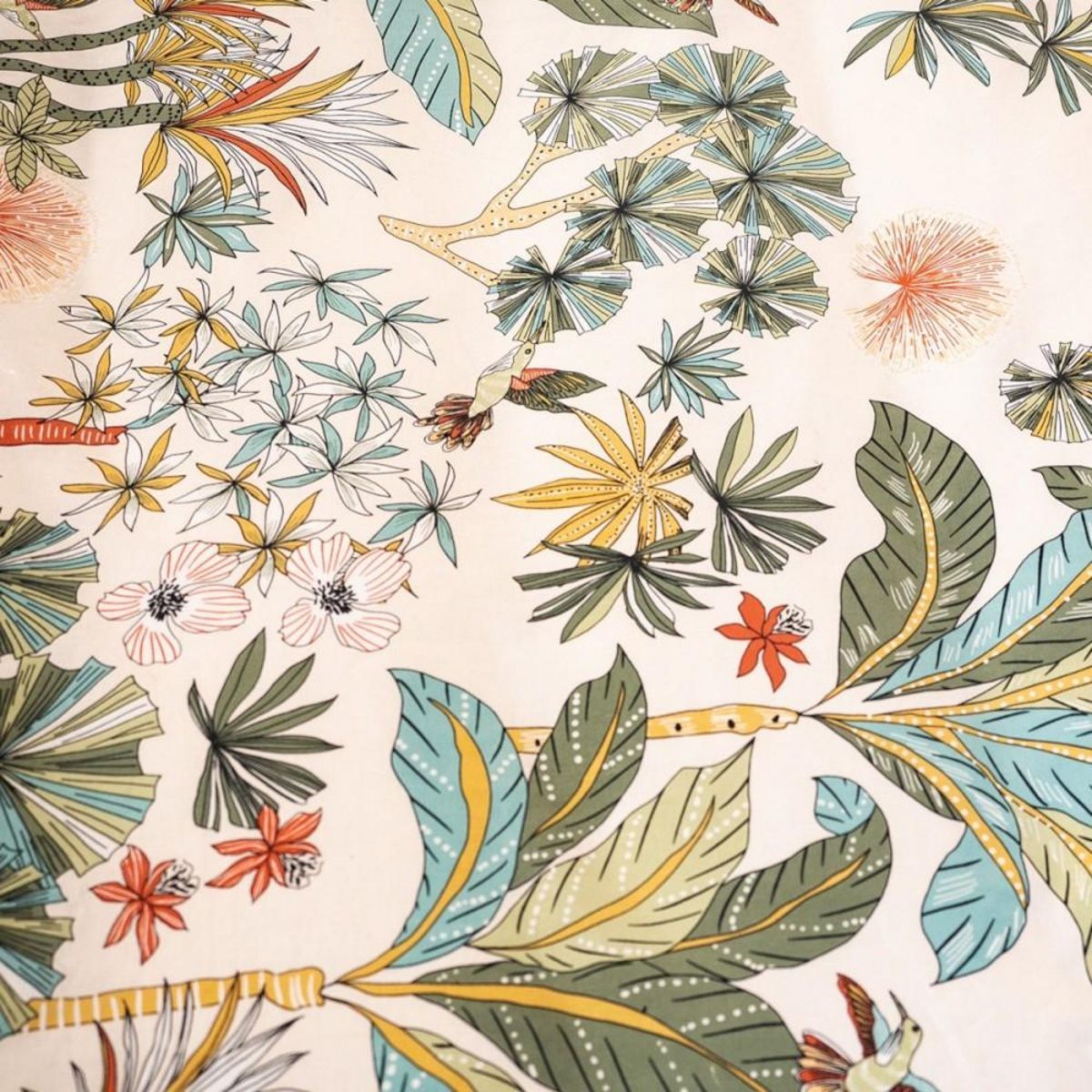 COTE DECO Housse de couette 240x220 MENTISSA + 2 taies 100% coton adouci 57 fils/cm2