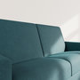 Voir la diapositive 4 : BEST MOBILIER Julia - canapé 3 places convertible express couchage quotidien 140 cm matelas 14 cm en tissu
