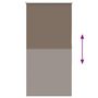 Voir la diapositive 5 : VIDAXL Store enrouleur occultant cafe 80x150cm largeur du tissu 75,7cm