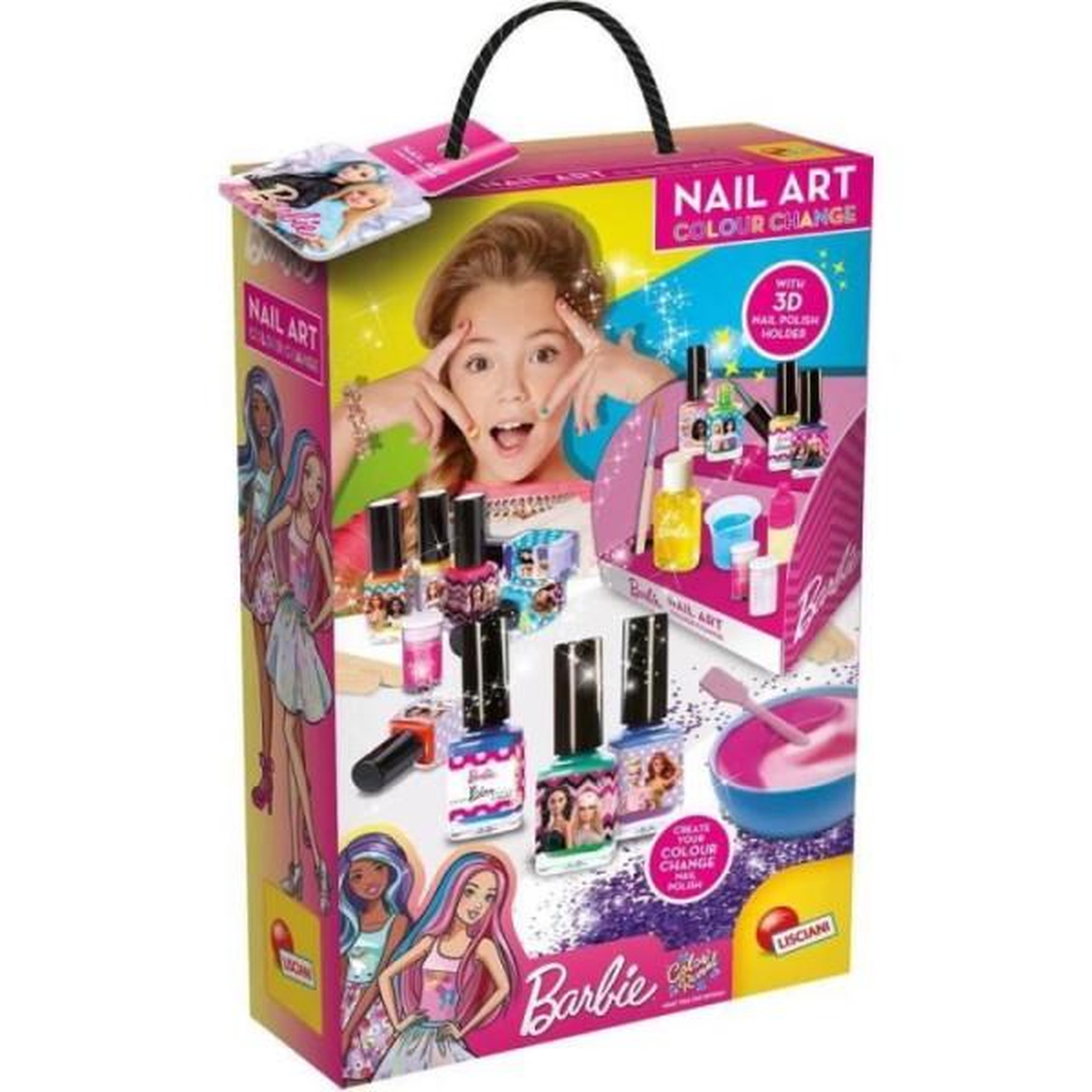 LISCIANI GIOCHI Vernis a ongles barbie nail art color qui change de couleur - lisciani