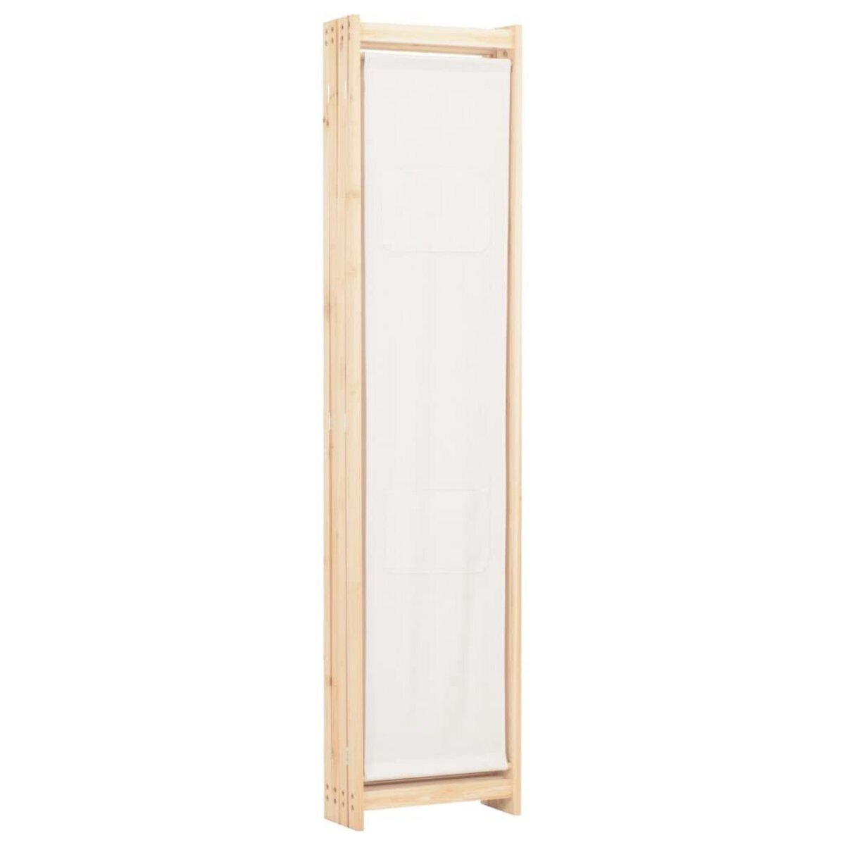 VIDAXL Cloison de separation 4 panneaux Creme 160x170x4 cm Tissu