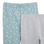 Voir la diapositive 2 : INEXTENSO Lot de 2 leggings fille