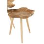 Voir la diapositive 4 : Paris Prix Lot de 2 Tables d'Appoint en Teck  Splash  60cm Naturel