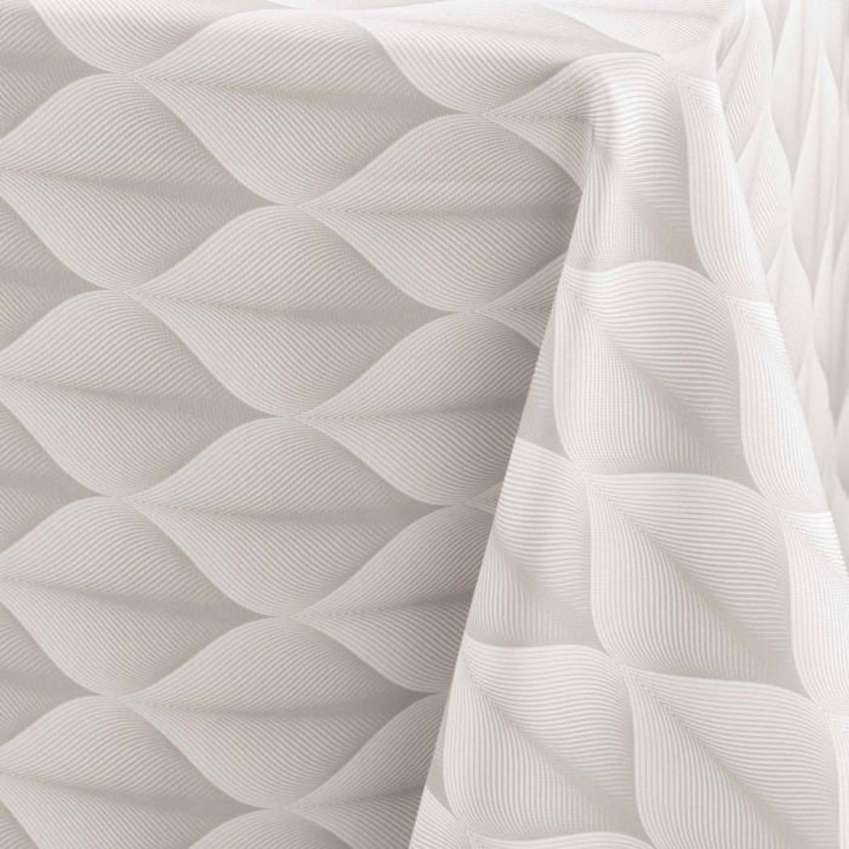 Paris Prix Nappe Antitache Imprimé  Kalini  150x240cm Naturel