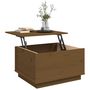 Voir la diapositive 5 : VIDAXL Table basse Marron miel 60x50x35 cm Bois massif de pin