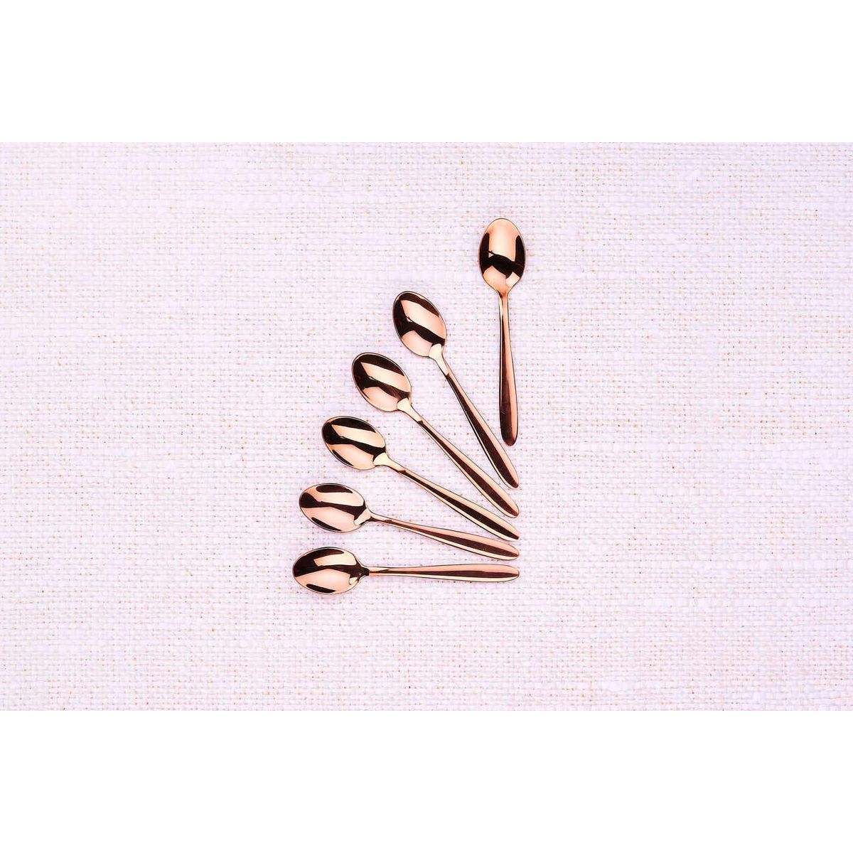 BJORN Coffret 6 petites cuillères KAJA - Copper