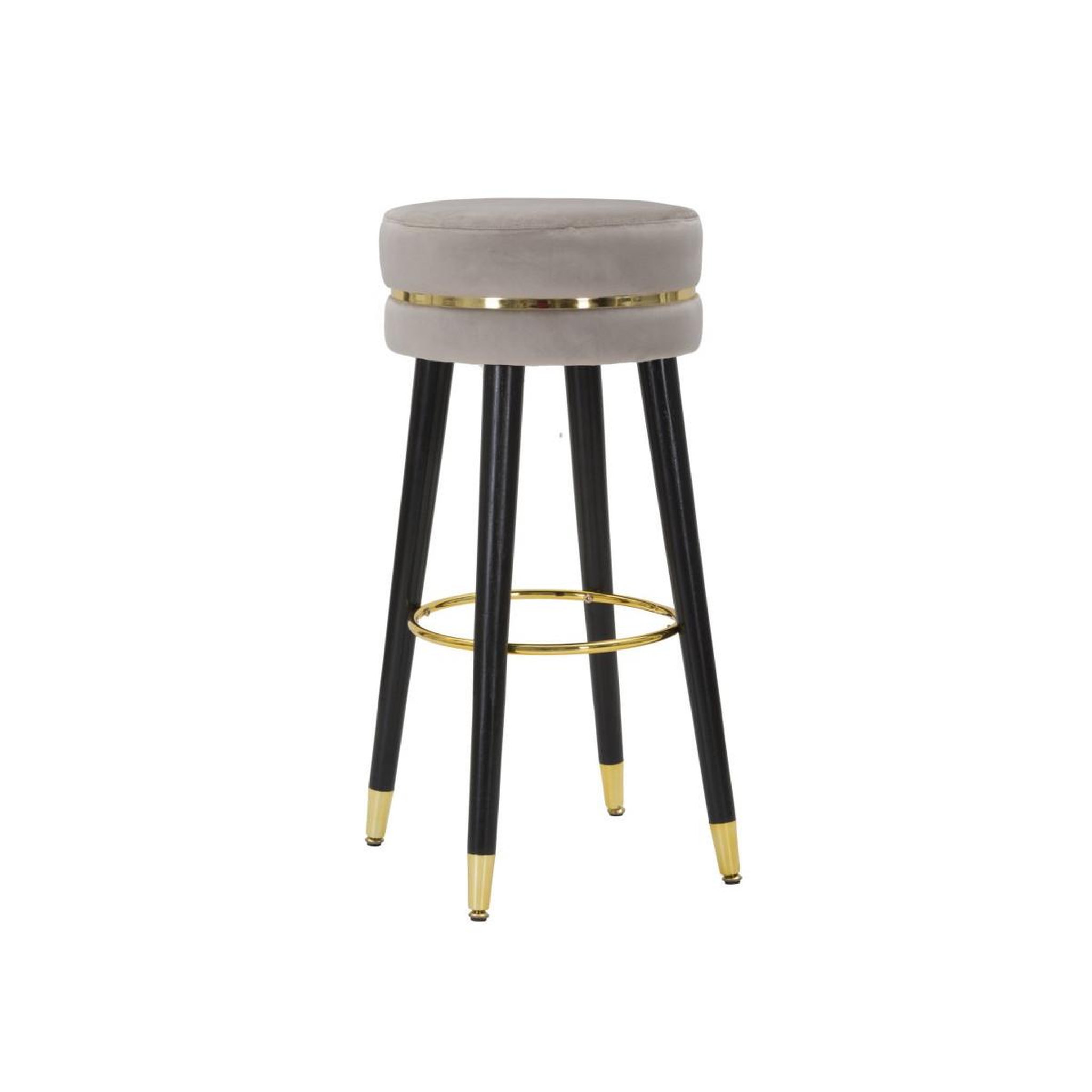 Paris Prix Tabouret de bar design  paris  74cm gris & or