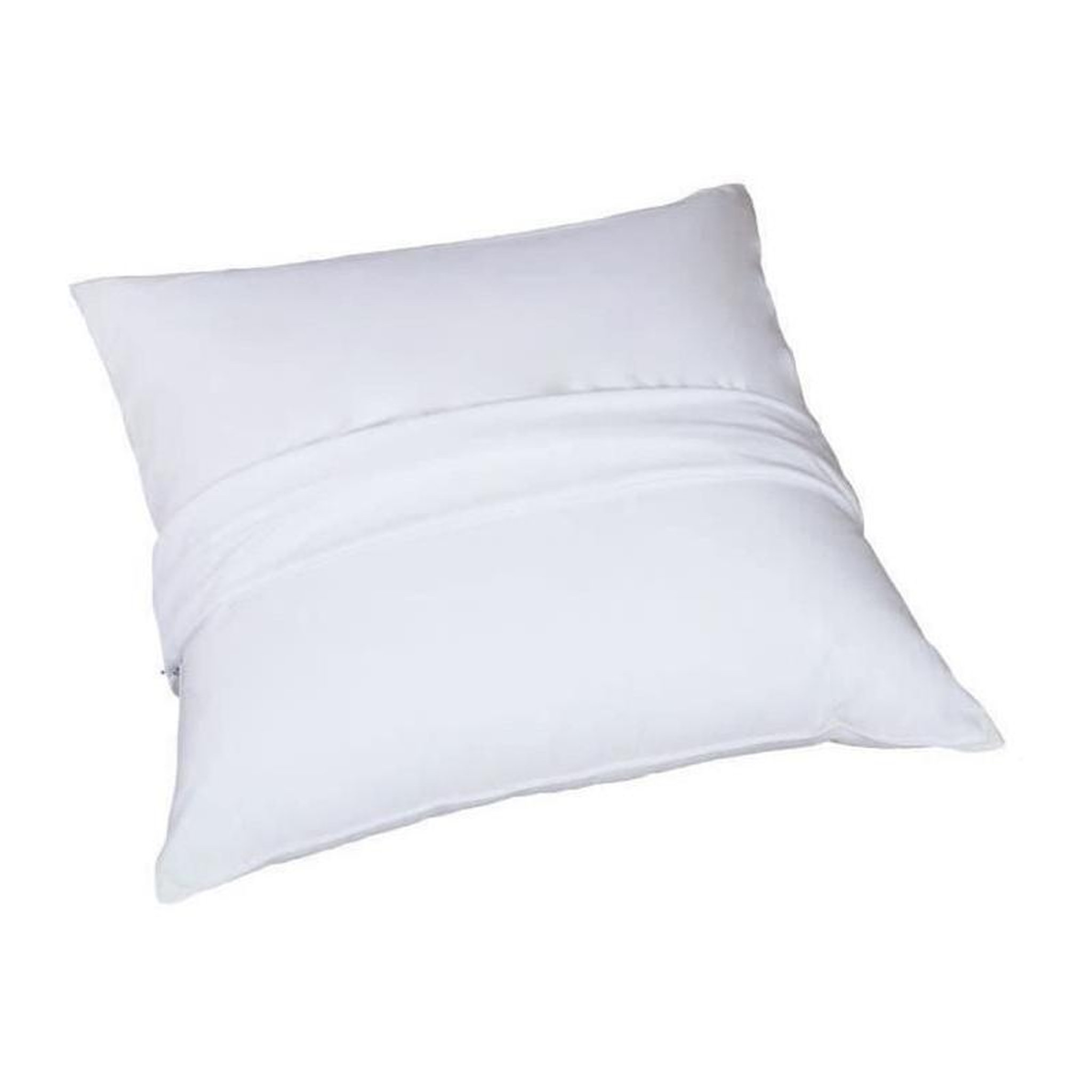 Voir la diapositive 4 : DODO DODO Pack 2 oreillers tendance 60x60cm + 2 protege oreillers imperméable 60x60 cm - Garnissage 100% Polyester