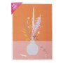 RICO DESIGN DIY Personnaliser sa carte florale - Vase et fleurs orange