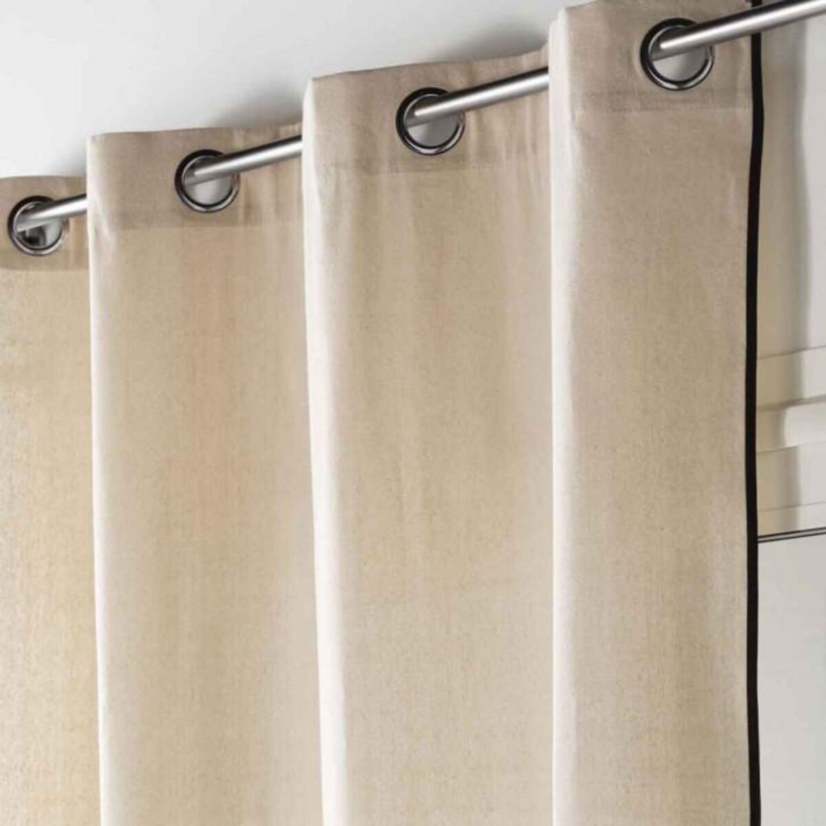 Paris Prix Rideau à Œillets Uni  Capria  140x240cm Naturel