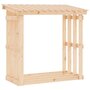 Voir la diapositive 2 : VIDAXL Support pour bois de chauffage 108x64,5x109 cm Bois de pin