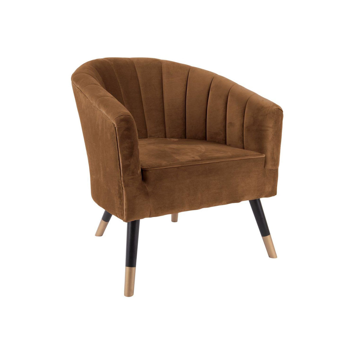PRESENT TIME Fauteuil Royal en velours - 1 place