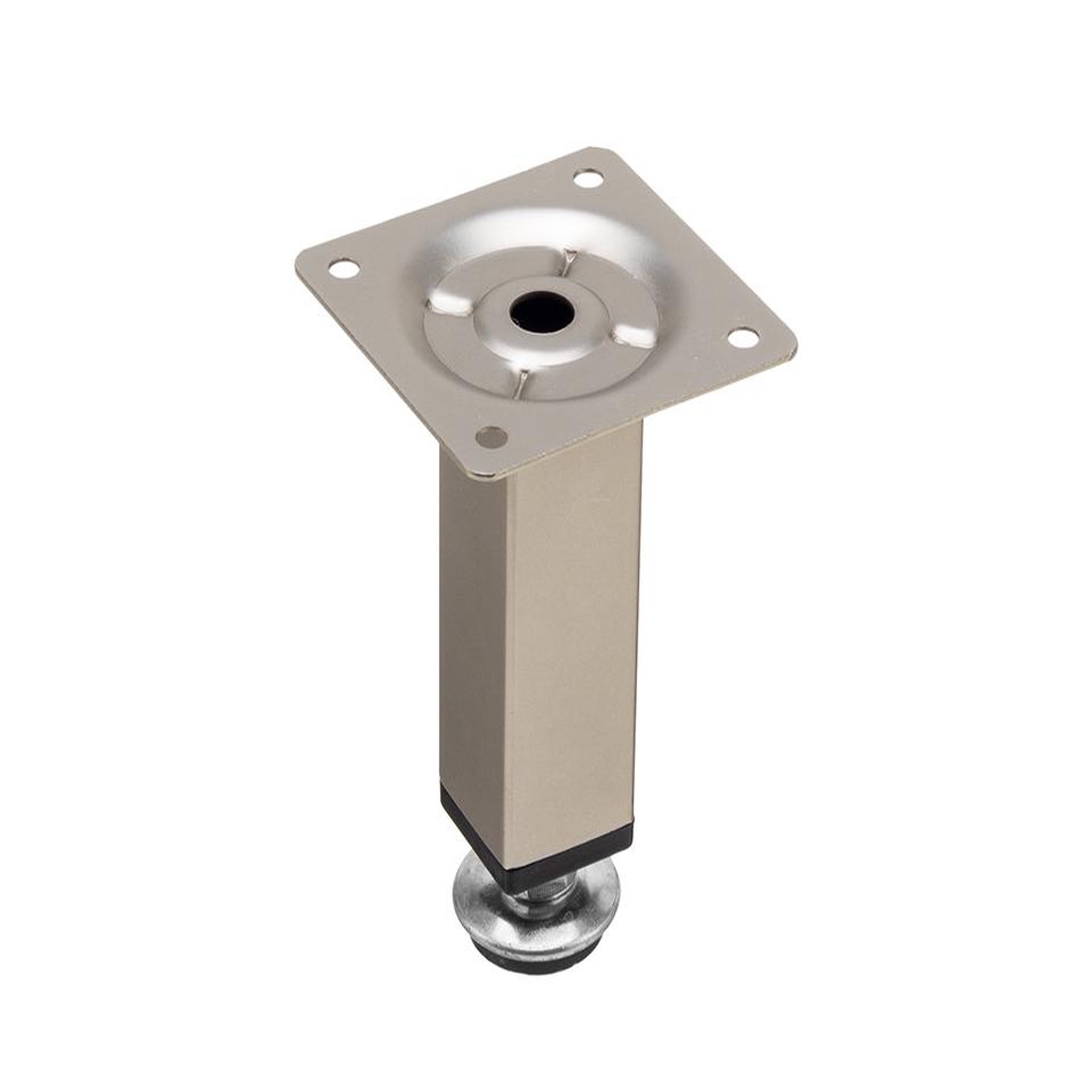 CENTRALE BRICO Pied de meuble fs015 150 mm réglable chrome mat