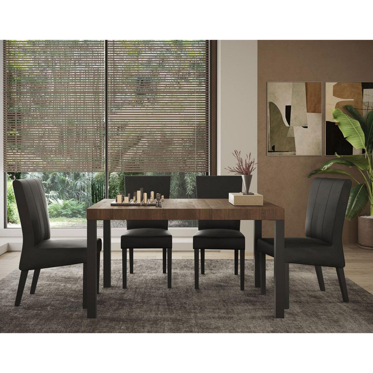 BEST MOBILIER Jules - table à manger - 6 personnes