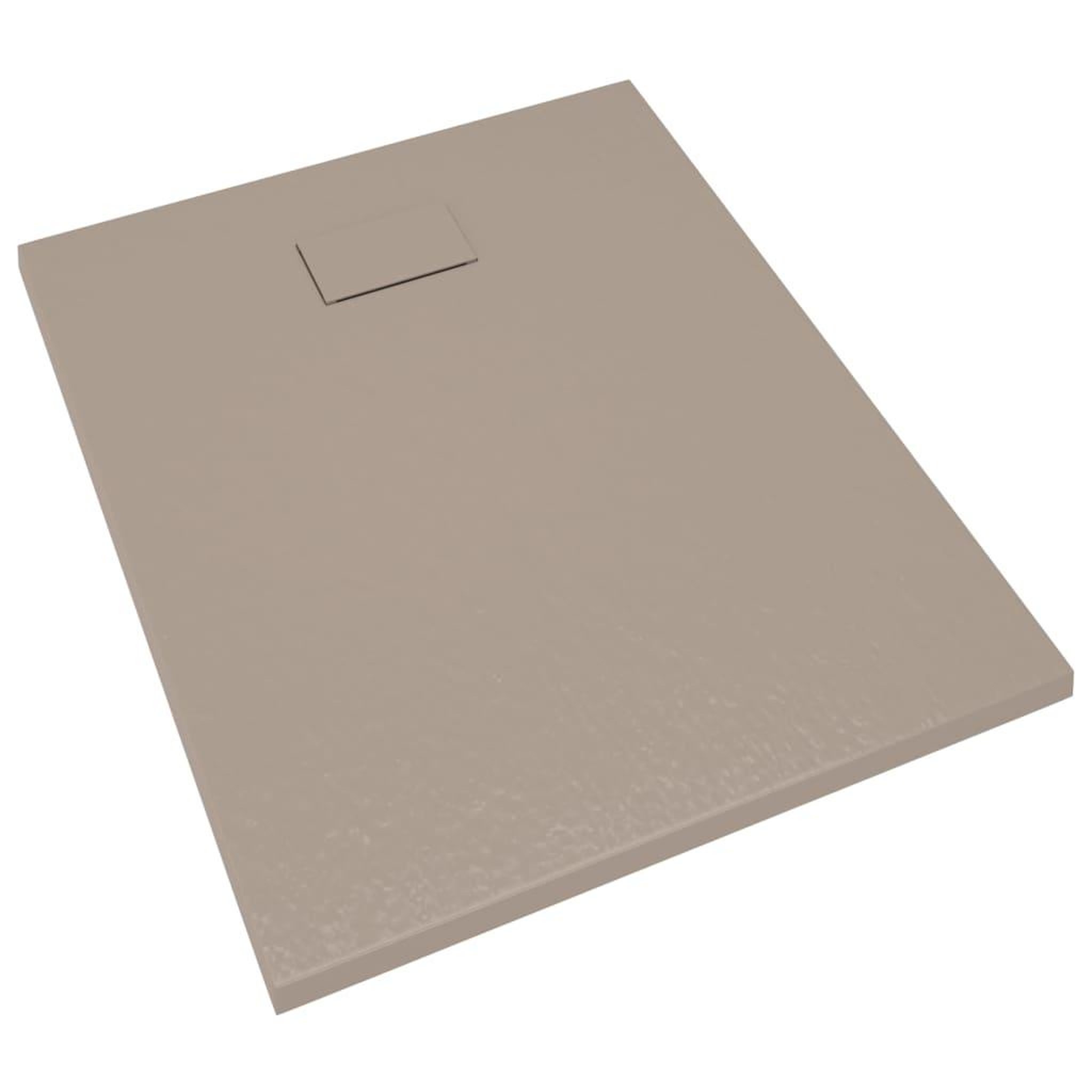 Voir la diapositive 3 : VIDAXL Receveur de douche SMC Marron 100x80 cm