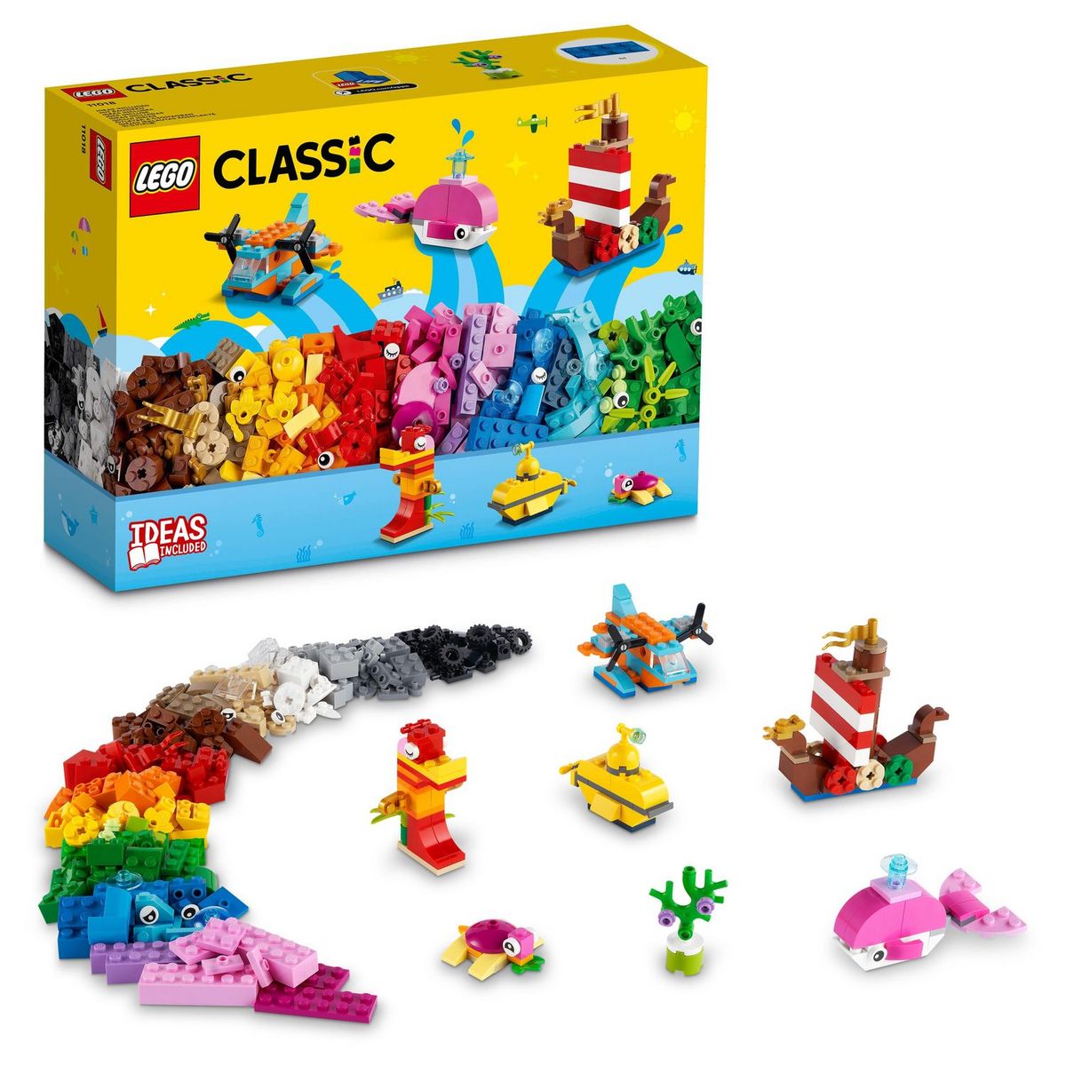 LEGO Classic 11018 - Jeux Créatifs Dans L&rsquo;Océan