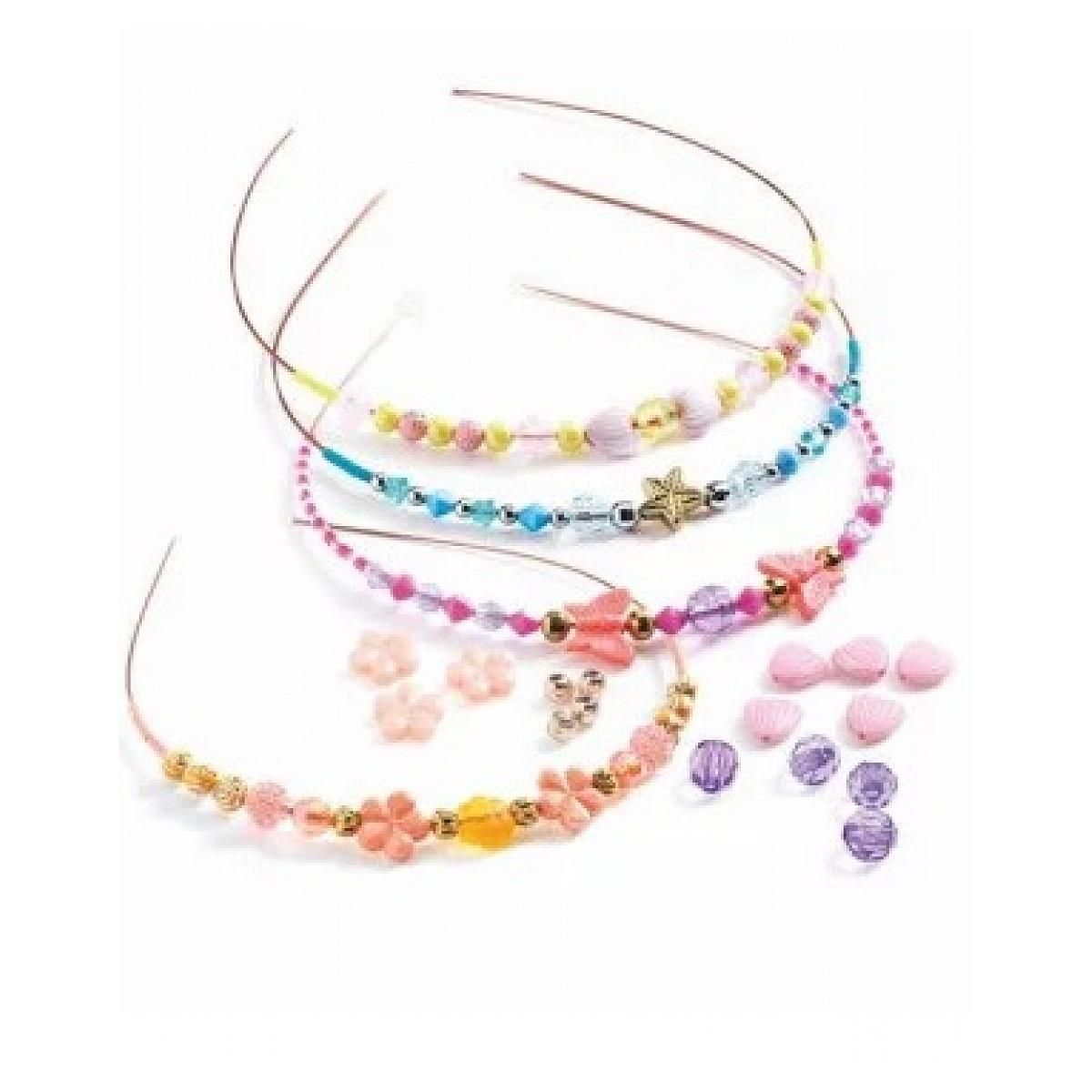 Djeco Precieux le coffret de couronnes a enfiler