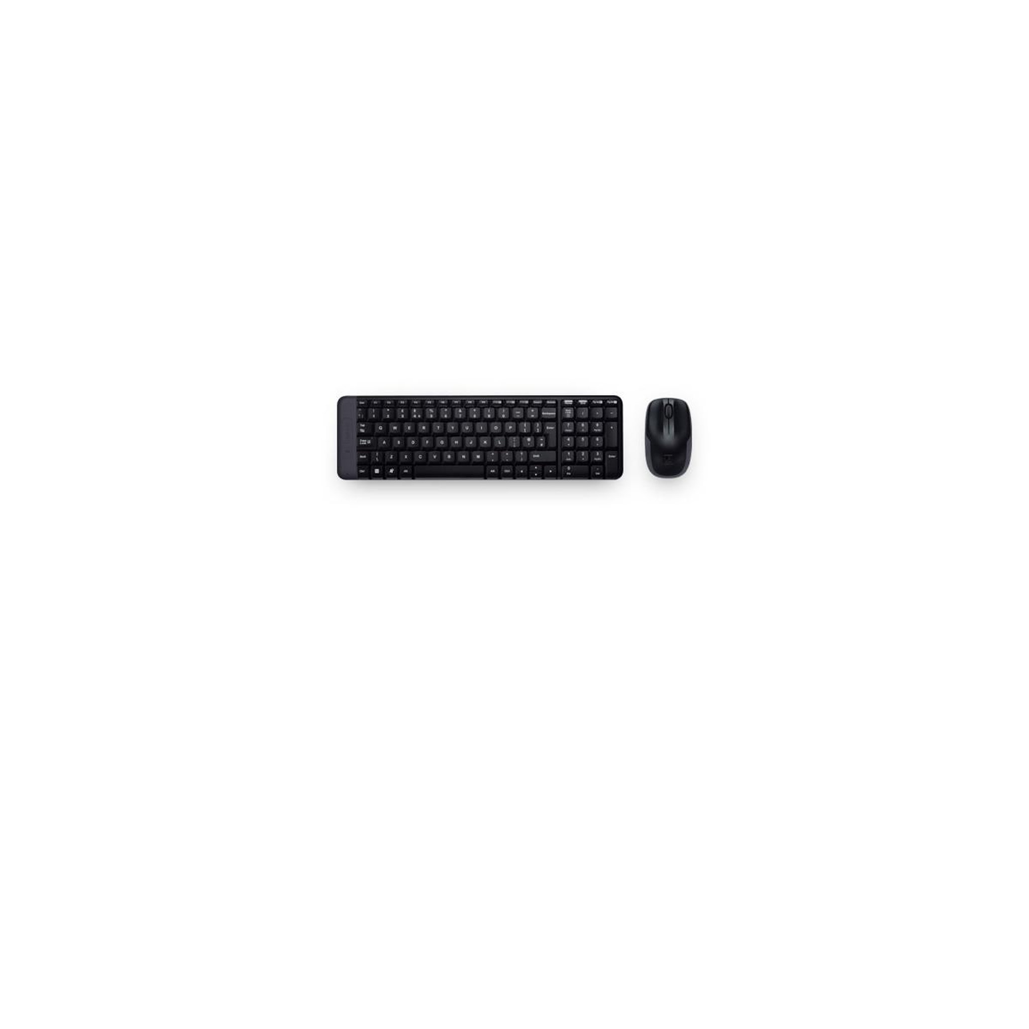 Voir la diapositive 3 : Logitech Logitech wireless combo mk220 clavier souris incluse bureau usb espagnole noir