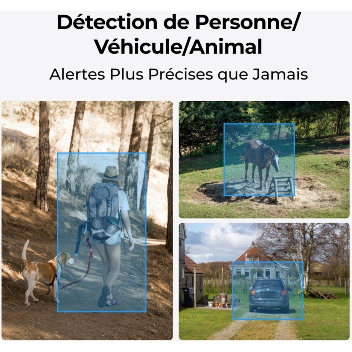 REOLINK Caméra de surveillance G330 Blanche + panneau solaire