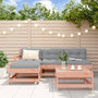 Voir la diapositive 1 : VIDAXL Salon de jardin 5 pcs avec coussins bois massif douglas