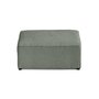 Voir la diapositive 6 : BEST MOBILIER Topaze - pouf - en tissu velours relief