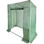 Voir la diapositive 1 : Habitat et Jardin Serre tomates de jardin  Lys  - 1.6 m² - 130g - Vert