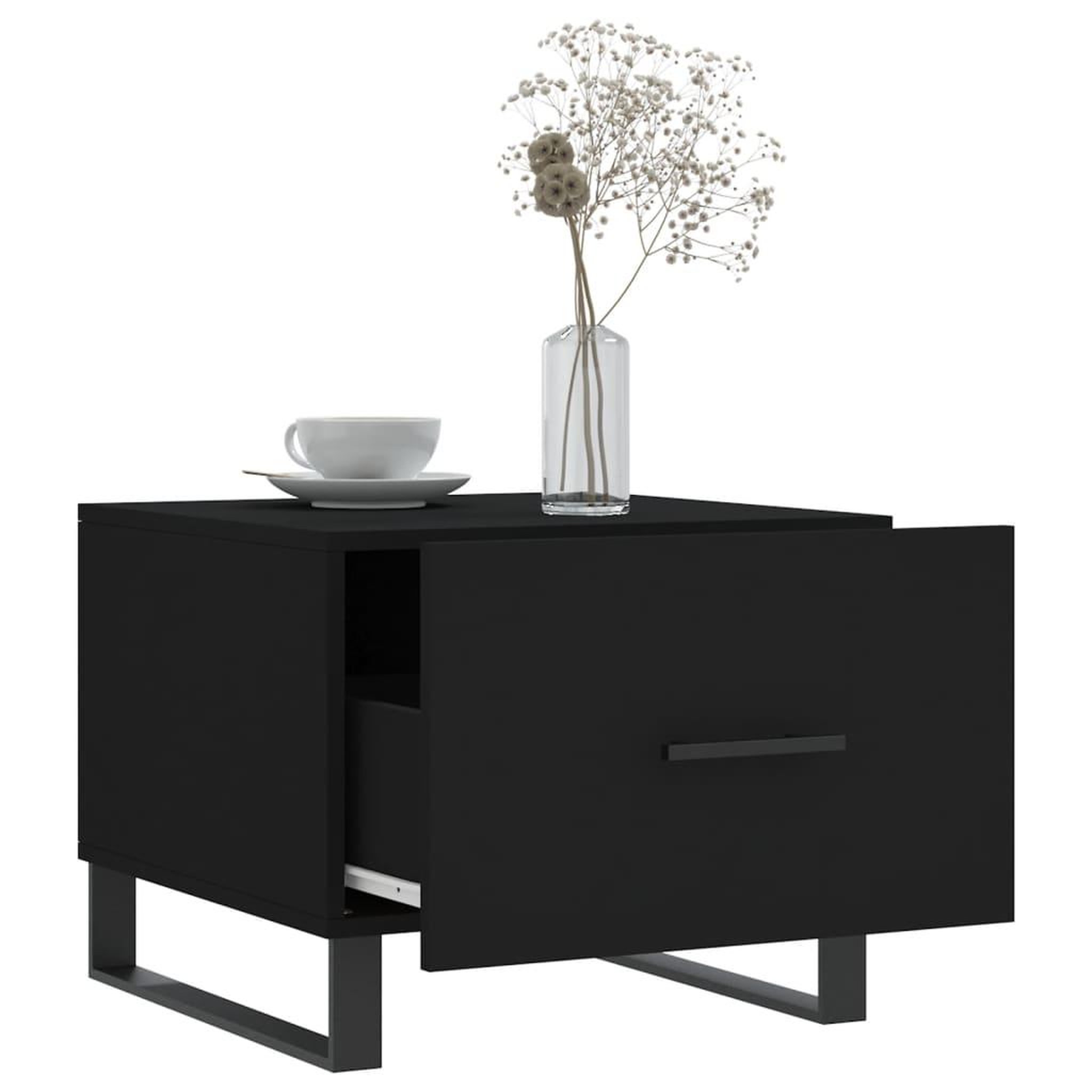 Voir la diapositive 4 : VIDAXL Tables basses 2 pcs noir 50x50x40 cm bois d'ingenierie