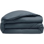 BATON ROUGE Housse de couette 100% lin lavé. Coloris disponibles : Bleu, Blanc, Jaune, Beige, Rouge, Violet, Rose