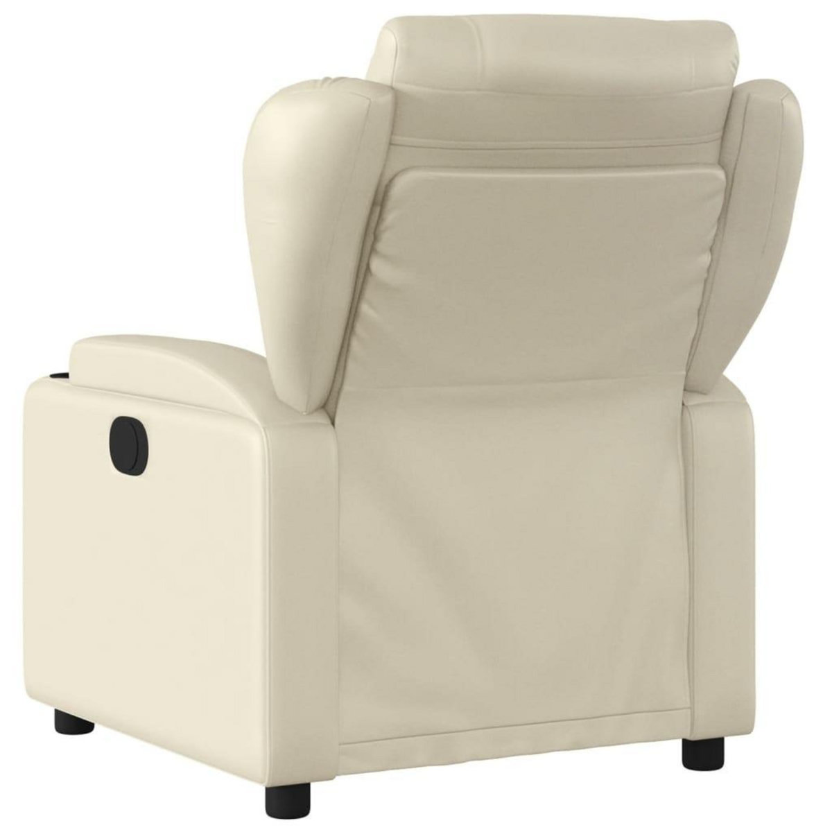 VIDAXL Fauteuil inclinable electrique Creme Similicuir