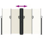 Voir la diapositive 5 : VIDAXL Auvent lateral retractable creme 160x1000 cm