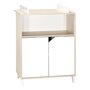 Voir la diapositive 1 : BABY PRICE Commode 2 Portes et 1 Niche - SCANDI NATUREL