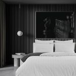 Sensei Maison Housse de couette en percale de coton TOLSTA. Coloris disponibles : Blanc