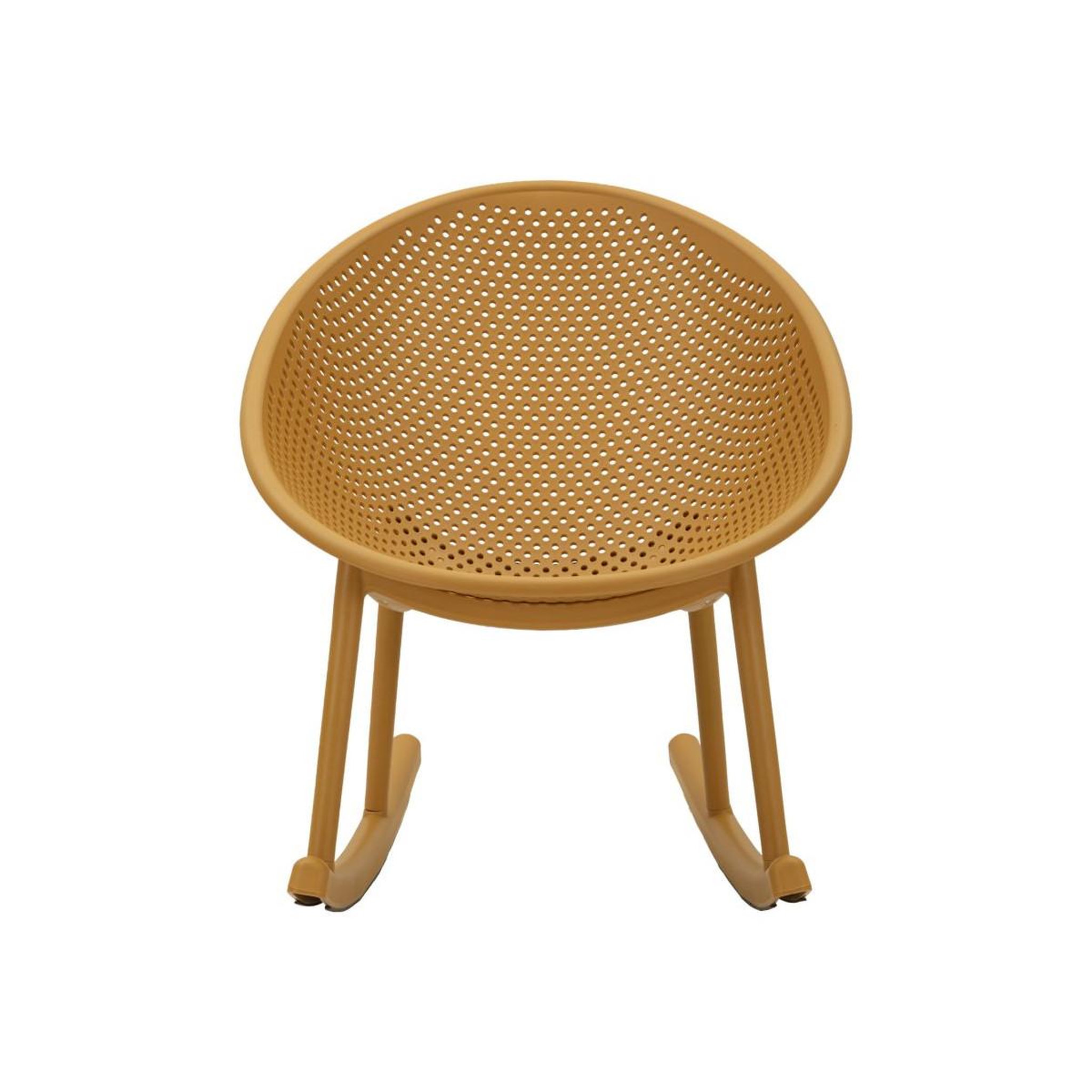 Voir la diapositive 2 : Paris Prix Fauteuil à Bascule  Ibiza  88cm Moutarde
